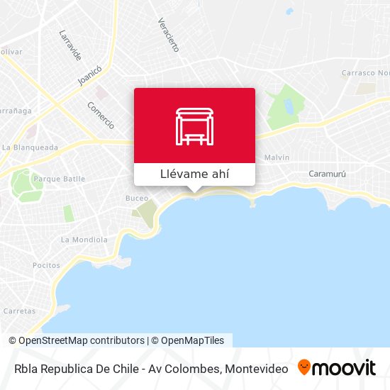 Mapa de Rbla Republica De Chile - Av Colombes