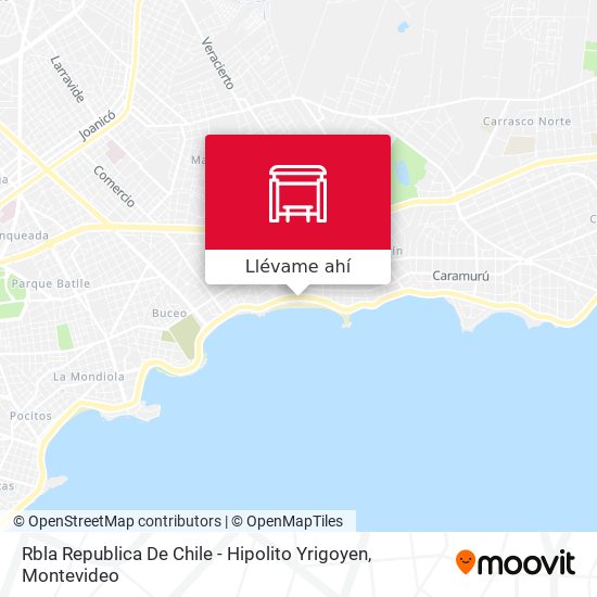Mapa de Rbla Republica De Chile - Hipolito Yrigoyen