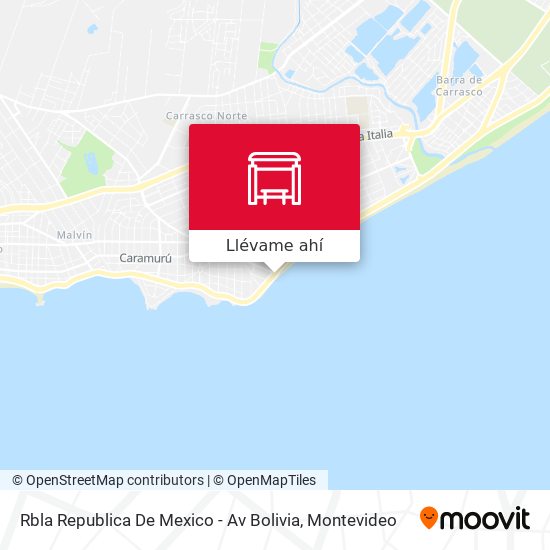 Mapa de Rbla Republica De Mexico - Av Bolivia