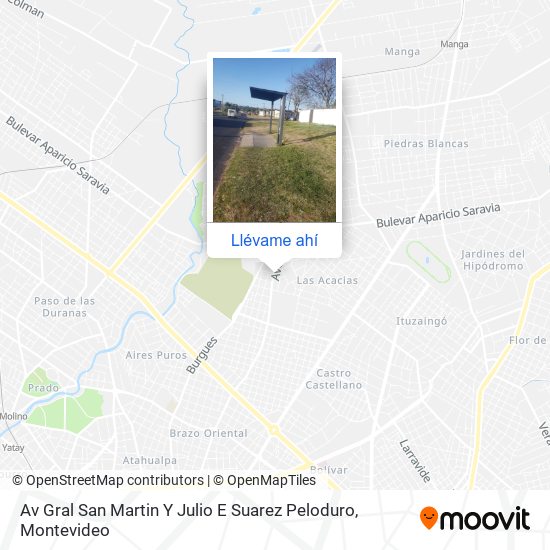 Mapa de Av Gral San Martin Y Julio E Suarez Peloduro