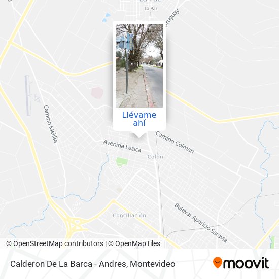 Mapa de Calderon De La Barca - Andres