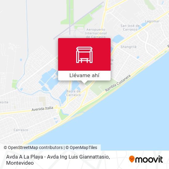 Mapa de Avda A La Playa - Avda Ing Luis Giannattasio