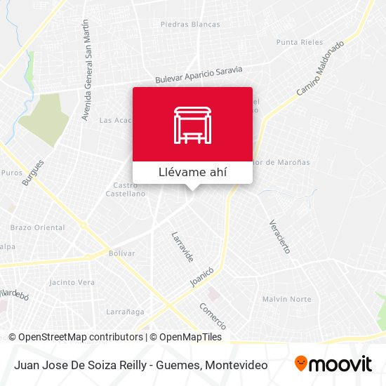Mapa de Juan Jose De Soiza Reilly - Guemes