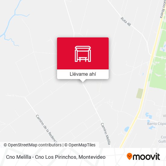 Mapa de Cno Melilla - Cno Los Pirinchos