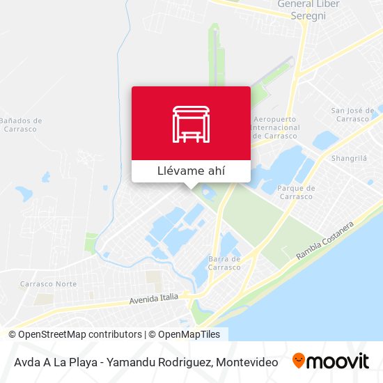 Mapa de Avda A La Playa - Yamandu Rodriguez