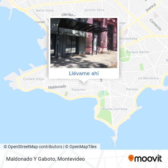 Mapa de Maldonado Y Gaboto