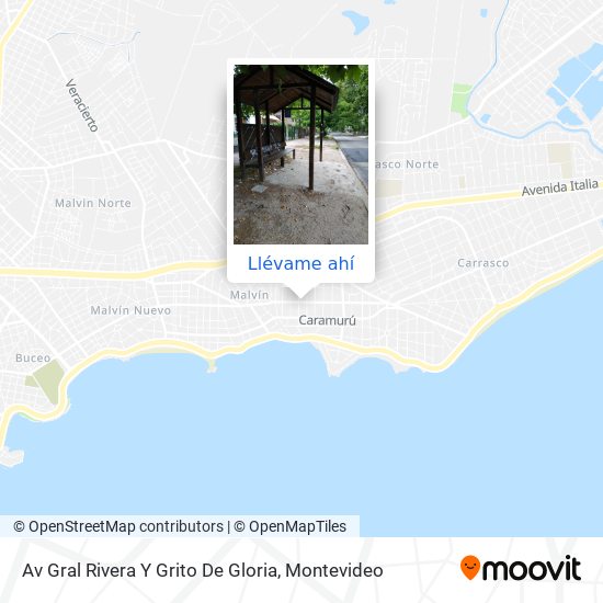 Mapa de Av Gral Rivera Y Grito De Gloria