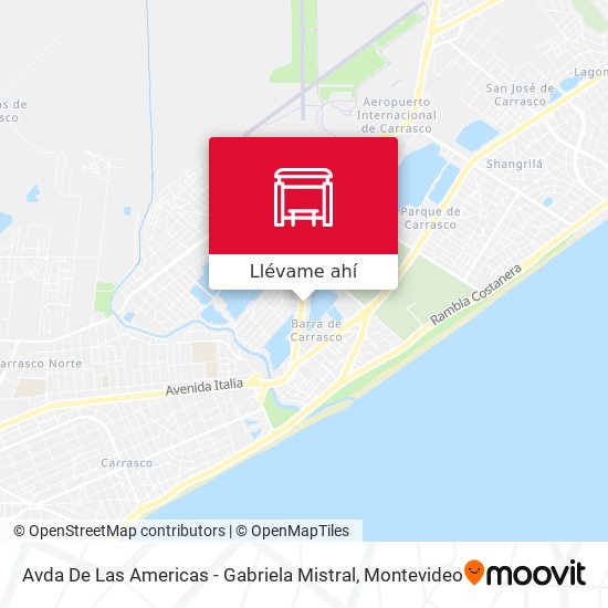 Mapa de Avda De Las Americas - Gabriela Mistral