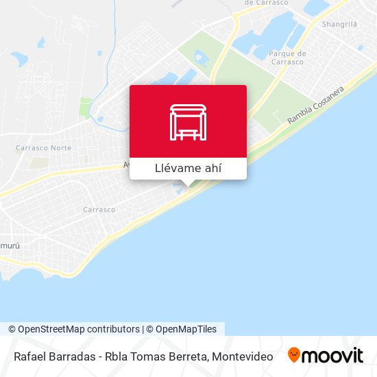 Mapa de Rafael Barradas - Rbla Tomas Berreta