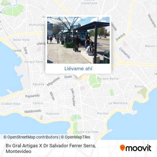 Mapa de Bv Gral Artigas X Dr Salvador Ferrer Serra
