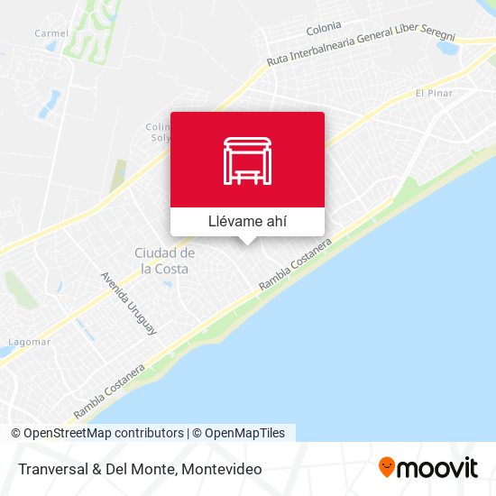 Mapa de Tranversal & Del Monte