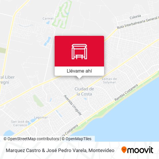 Mapa de Marquez Castro & José Pedro Varela