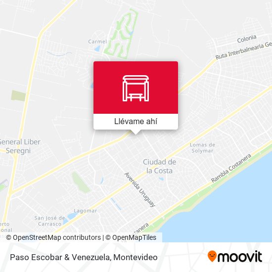 Mapa de Paso Escobar & Venezuela