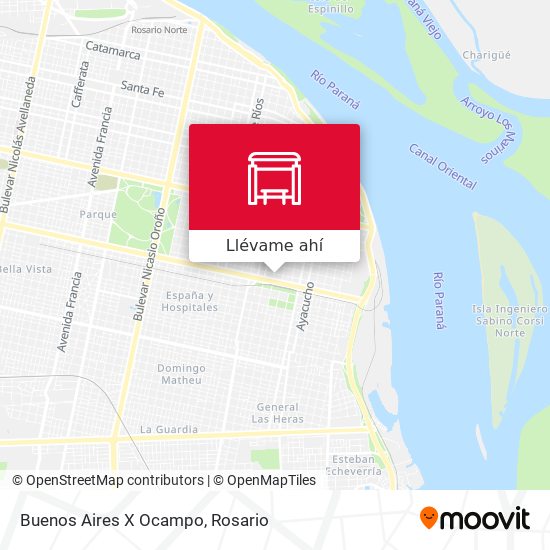 Mapa de Buenos Aires X Ocampo