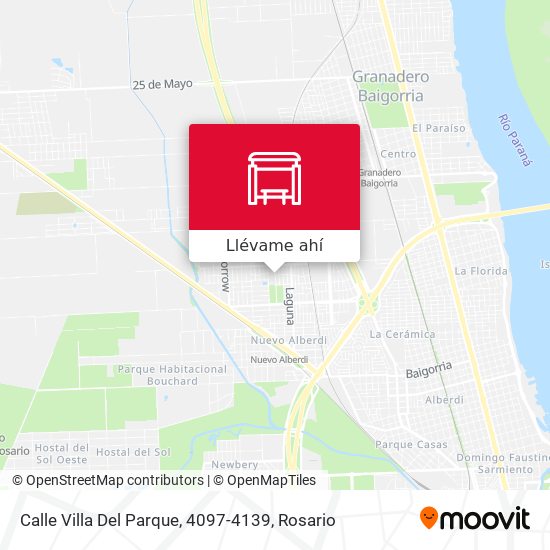 Mapa de Calle Villa Del Parque, 4097-4139