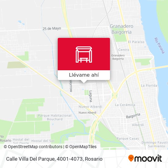 Mapa de Calle Villa Del Parque, 4001-4073