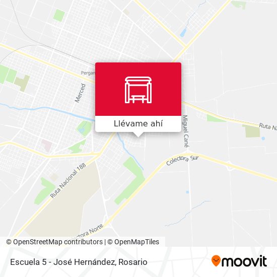 Mapa de Escuela 5 - José Hernández
