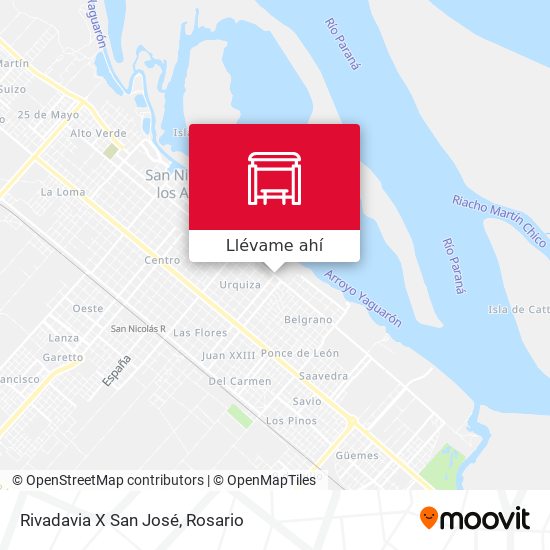 Mapa de Rivadavia X San José