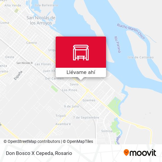 Mapa de Don Bosco X Cepeda