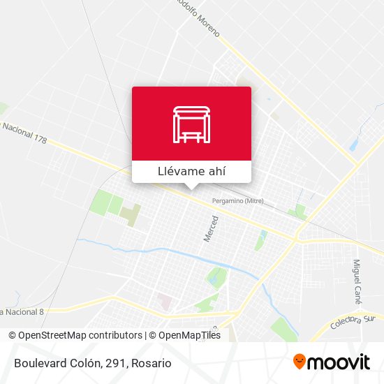 Mapa de Boulevard Colón, 291