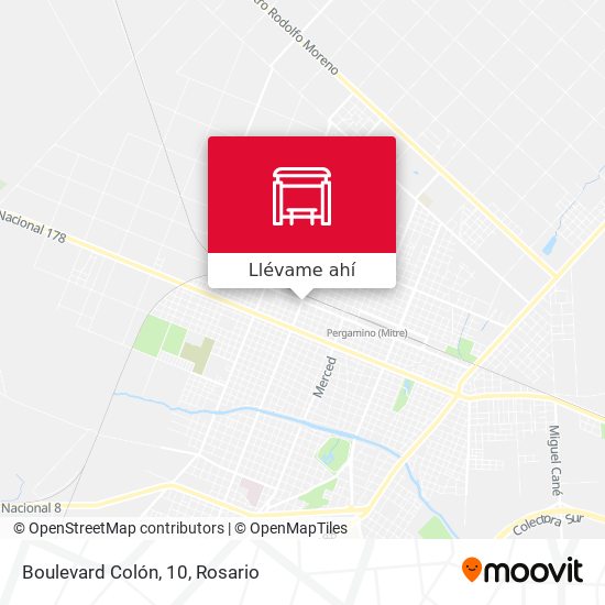 Mapa de Boulevard Colón, 10