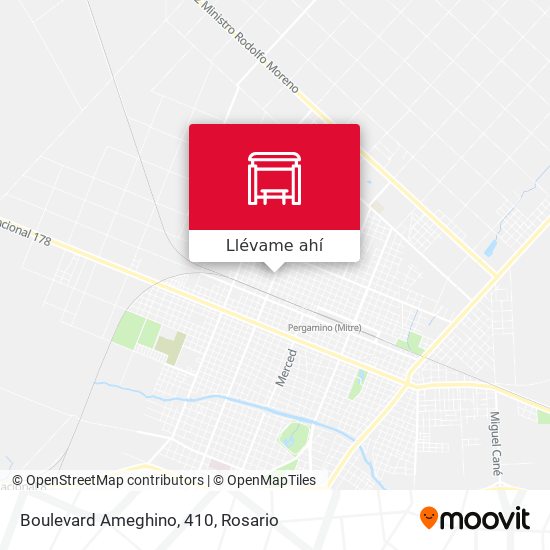 Mapa de Boulevard Ameghino, 410