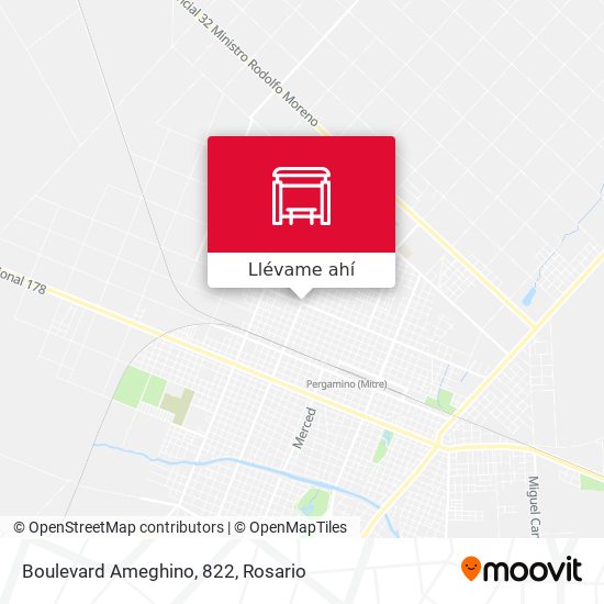 Mapa de Boulevard Ameghino, 822