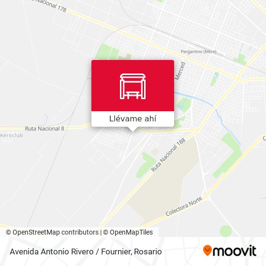 Mapa de Avenida Antonio Rivero / Fournier