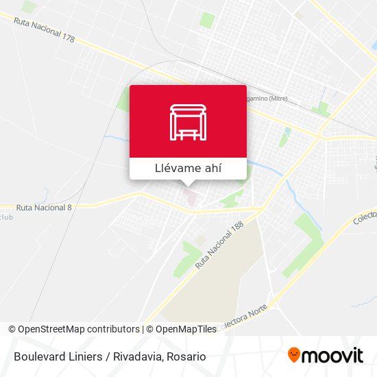 Mapa de Boulevard Liniers / Rivadavia