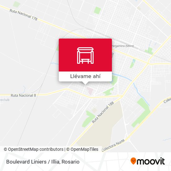 Mapa de Boulevard Liniers / Illia
