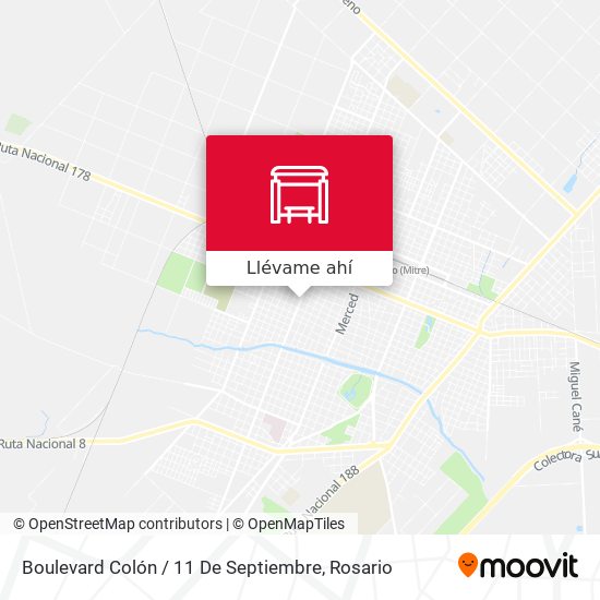 Mapa de Boulevard Colón / 11 De Septiembre