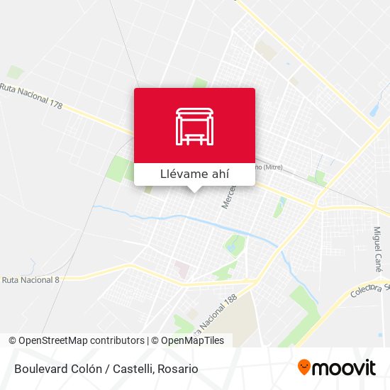 Mapa de Boulevard Colón / Castelli