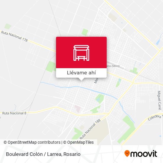 Mapa de Boulevard Colón / Larrea