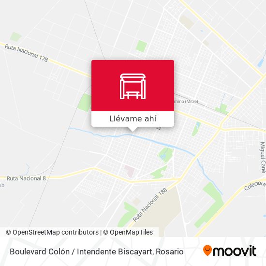 Mapa de Boulevard Colón / Intendente Biscayart