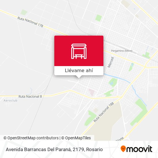 Mapa de Avenida Barrancas Del Paraná, 2179
