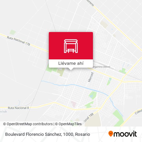 Mapa de Boulevard Florencio Sánchez, 1000