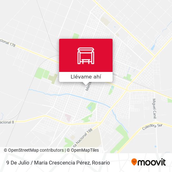 Mapa de 9 De Julio / María Crescencia Pérez
