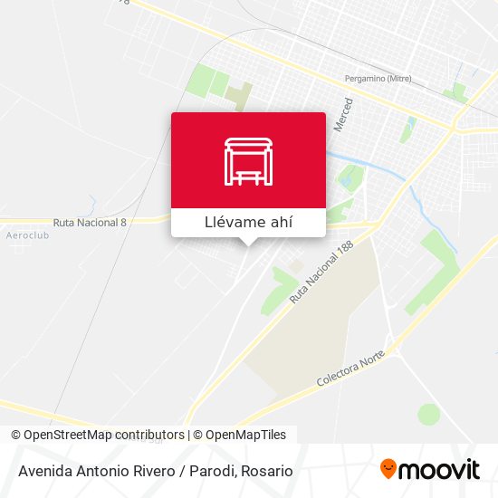 Mapa de Avenida Antonio Rivero / Parodi