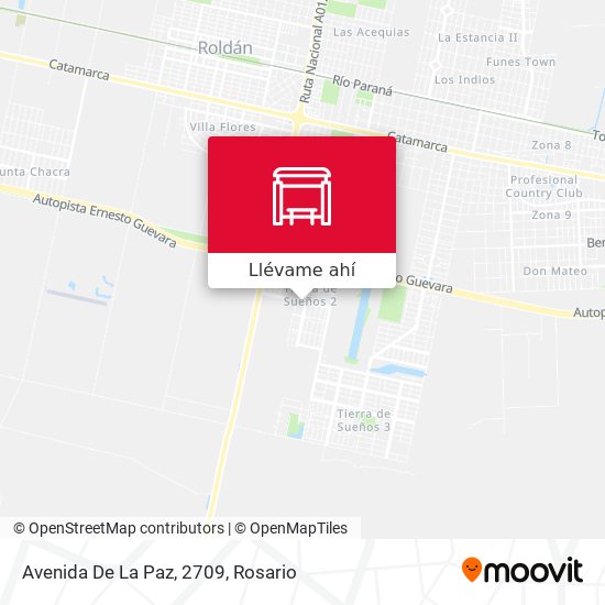 Mapa de Avenida De La Paz, 2709