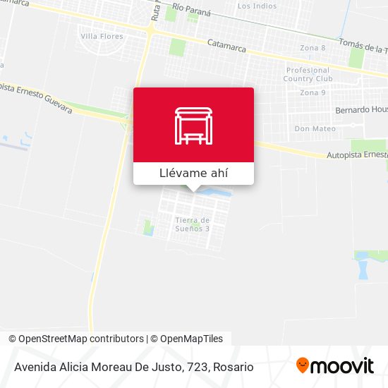 Mapa de Avenida Alicia Moreau De Justo, 723