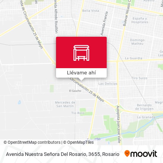 Mapa de Avenida Nuestra Señora Del Rosario, 3655