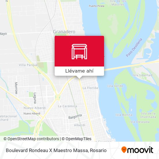 Mapa de Boulevard Rondeau X Maestro Massa