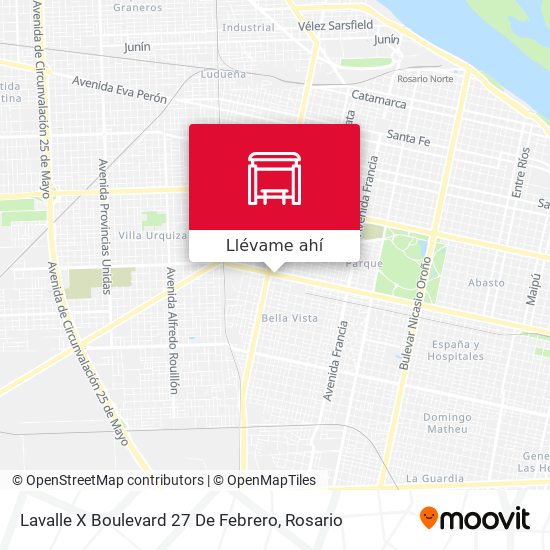 Mapa de Lavalle X Boulevard 27 De Febrero