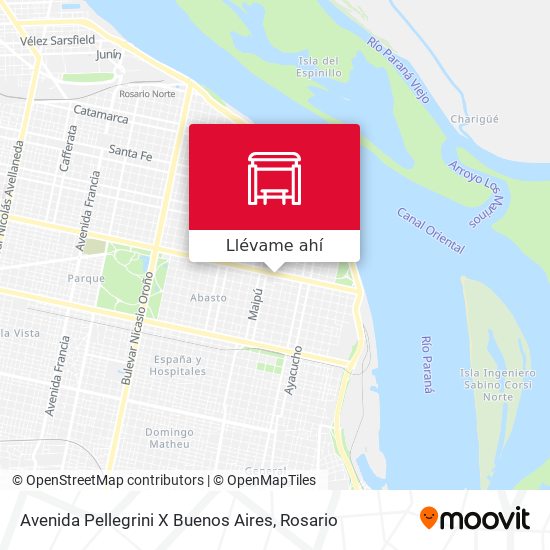 Mapa de Avenida Pellegrini X Buenos Aires