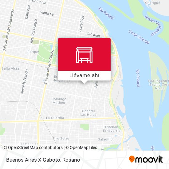Mapa de Buenos Aires X Gaboto