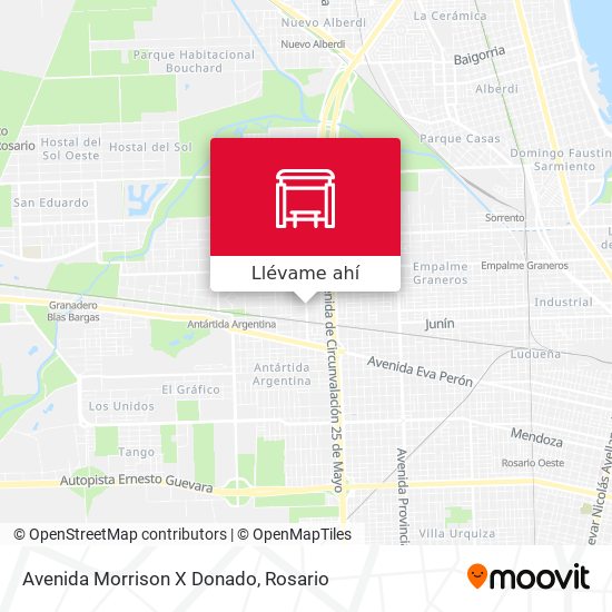 Mapa de Avenida Morrison X Donado