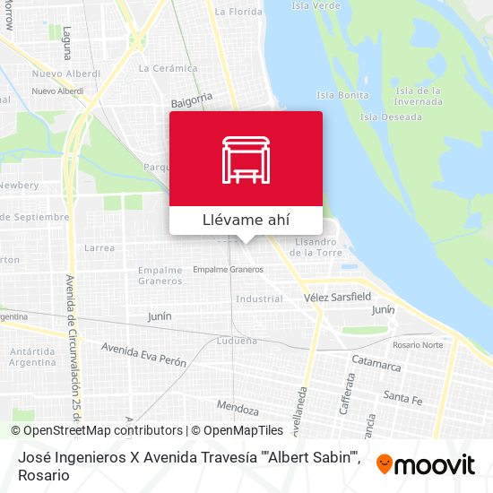 Mapa de José Ingenieros X Avenida Travesía ""Albert Sabin""