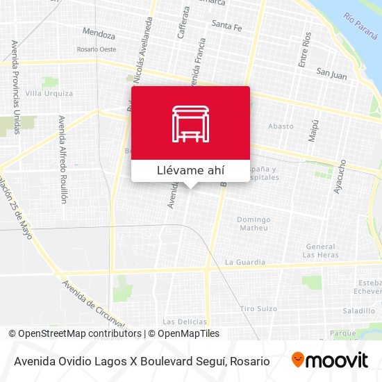 Mapa de Avenida Ovidio Lagos X Boulevard Seguí