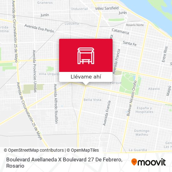 Mapa de Boulevard Avellaneda X Boulevard 27 De Febrero