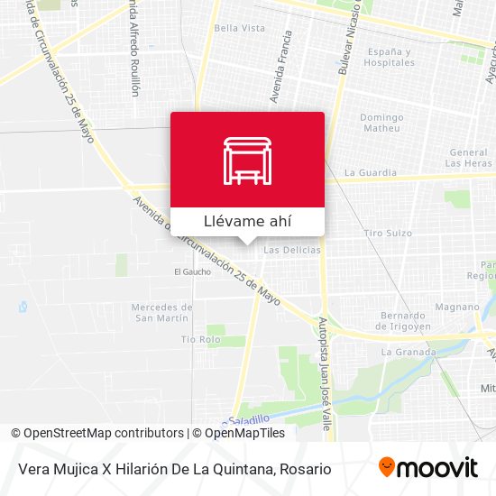 Mapa de Vera Mujica X Hilarión De La Quintana